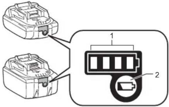 MAKITA DUS054 - Aku järelejäänud mahtuvuse näitamine - 1