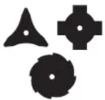MAKITA UR003G - Correct combination of the cutting tool and the protector - 1
