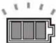 MAKITA DLW140 - Indicação da capacidade restante da bateria - 1