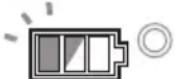 MAKITA DGA517 - Indicação da capacidade restante da bateria - 4