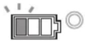 MAKITA DGA517 - Indicação da capacidade restante da bateria - 3