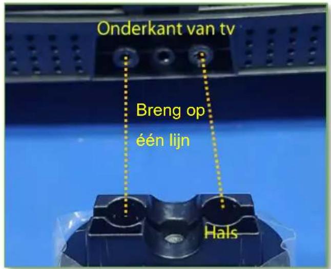 JVC LT-24FD110 - De standaard vastmaken - 1