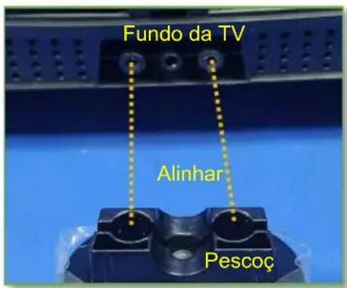 JVC LT-24FD110 - Fixar o suporte - 1