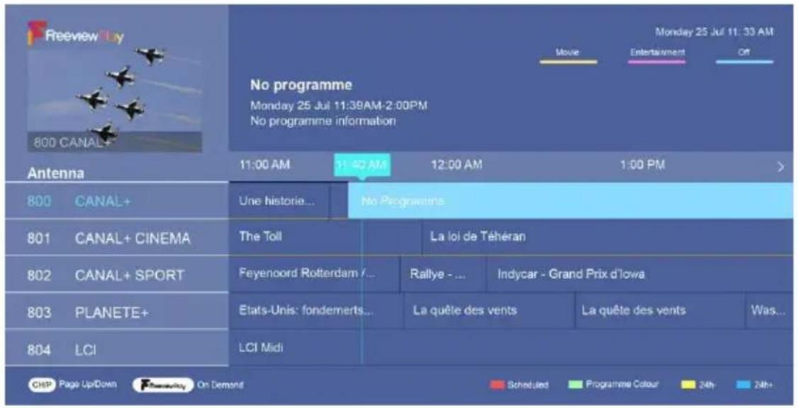 JVC LT-32FV130 - Electronic Program Guide (EPG) - 1