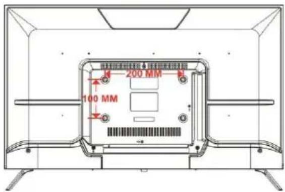 JVC LT-32FV130 - Fixation murale - 1