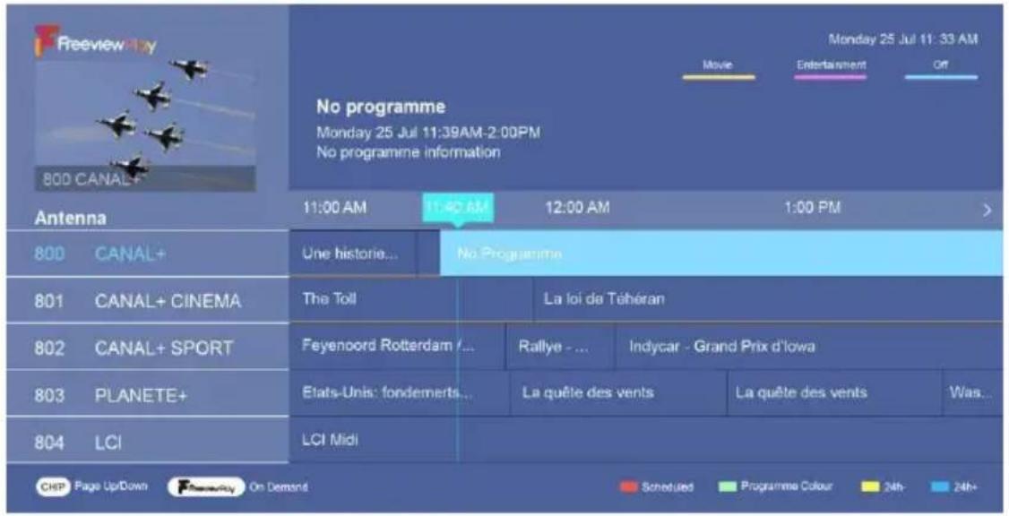 JVC LT-32FV130 - Guí a electrónica de programas (EPG) - 1