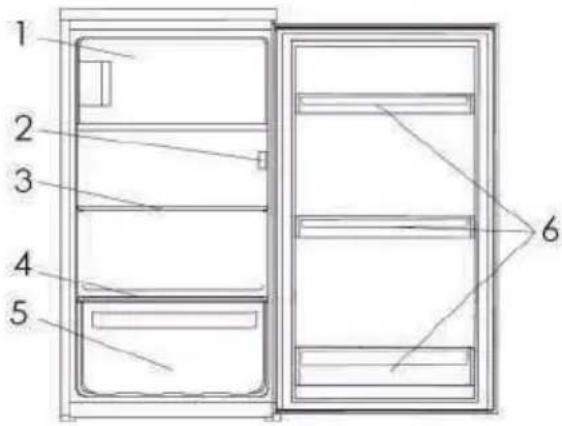 PROLINE PRI88-F-4F - NAMES OF PARTS - 1
