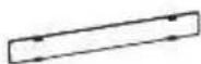 PROLINE PRI88-F-4F - Installation accessories - 2