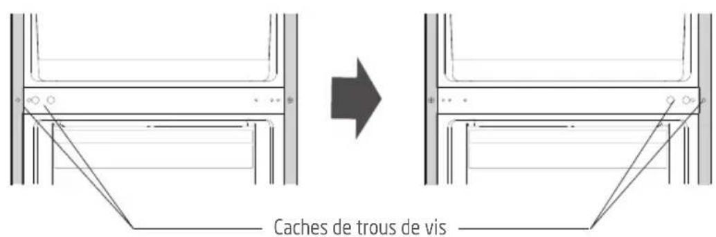 PROLINE PLC2300WH - INVERSION DU CÔTÉ D'OUVERTURE DE LA PORTE - 9