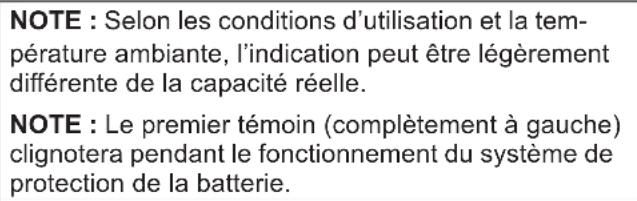MAKITA PM001G - Indication de la charge restante de la batterie - 1