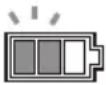 MAKITA DCU604 - Checking the battery level on the battery box - 2