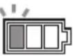 MAKITA DCU604 - Checking the battery level on the battery box - 3