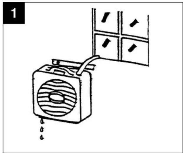 EINHELL MSK 3000 - Vaciado del agua de condensación - 1