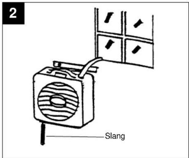 EINHELL MSK 3000 - Aflaten van het condensatiewater - 2