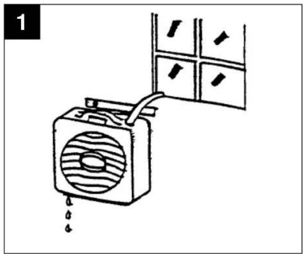 EINHELL MSK 3000 - Aflaten van het condensatiewater - 1