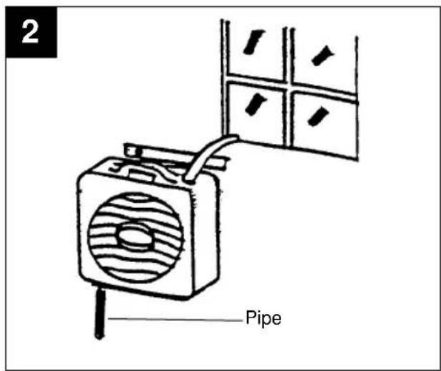 EINHELL MSK 3000 - Draining off condensed water - 2