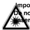 Herkules H-SB 801 E - Special instructions for the laser - 1