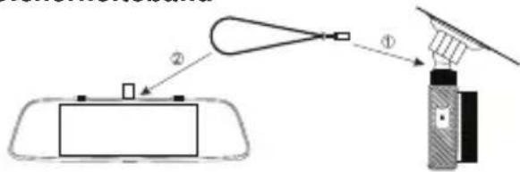 PIONEER VREC-170RS - Befestigen Sie das Sicherheitsband - 1