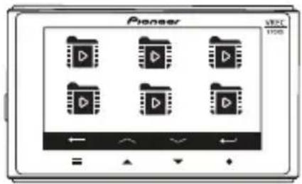 PIONEER VREC-170RS - Vous pouvez lire des fichiers vidéo enregistrés. - 3