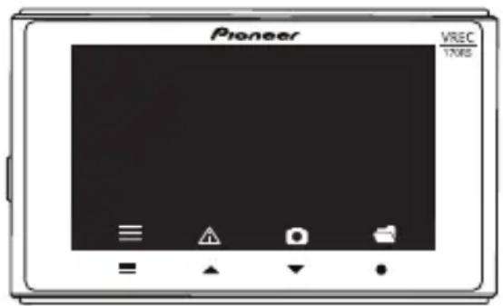 PIONEER VREC-170RS - Use os botões funcionais para selecionar a opção desejada. - 1