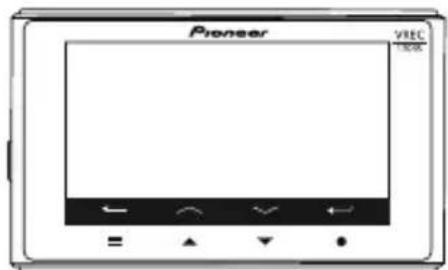 PIONEER VREC-170RS - Auf dem MENÜ-Bildschirmfenster - 1