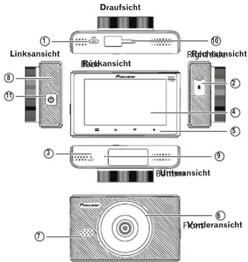 PIONEER VREC-170RS - Gerätekomponenten - 1