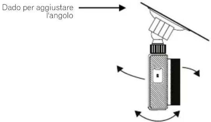 PIONEER VREC-170RS - Aggiustare l'angolo di installazione - 1