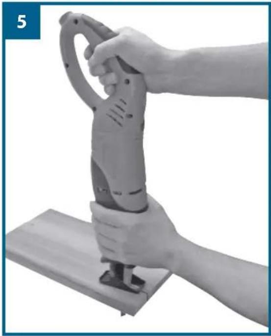 Workzone WZUS 600 E - Uso come seghetto alternativo (Fig. 5) - 1