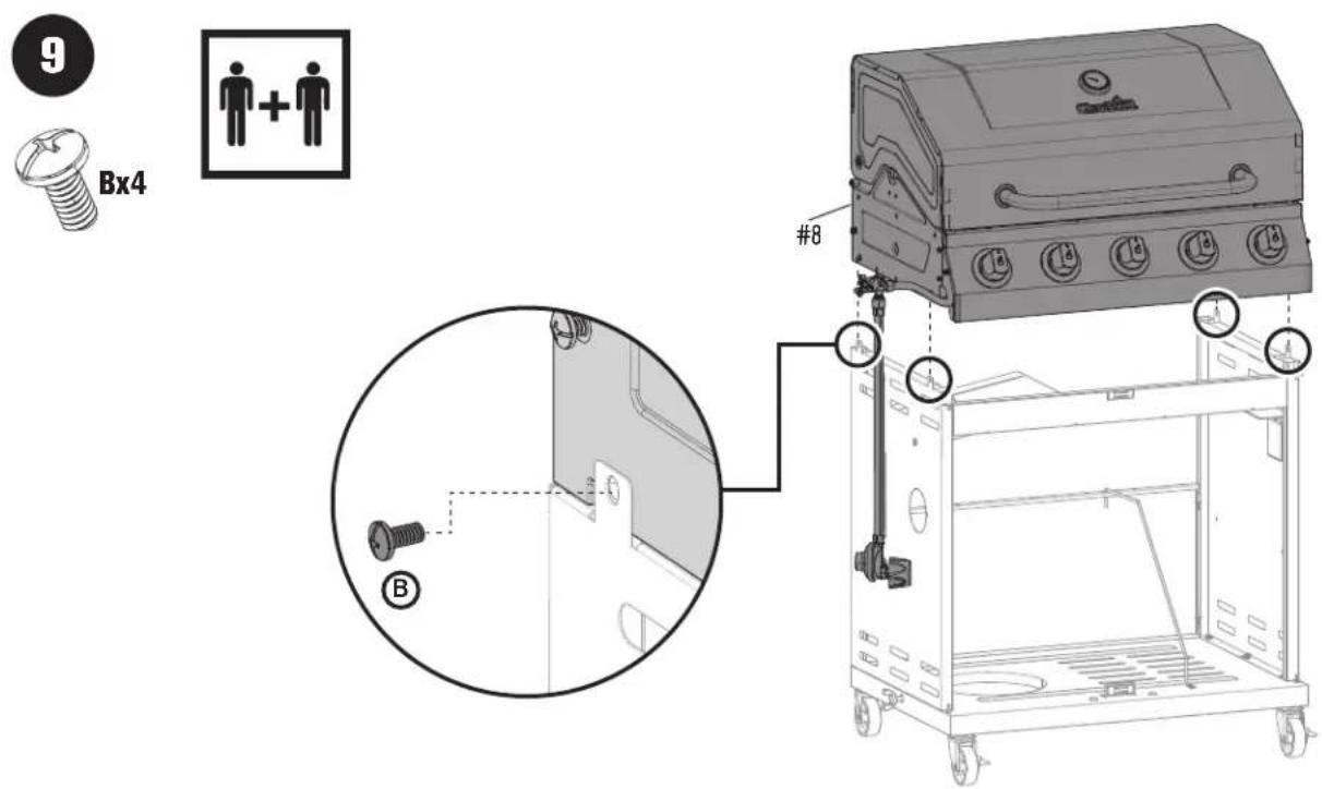 CHAR BROIL Performance 463458021 - ASSEMBLY / ASSEMBLAGE / ASAMBLEA - 1