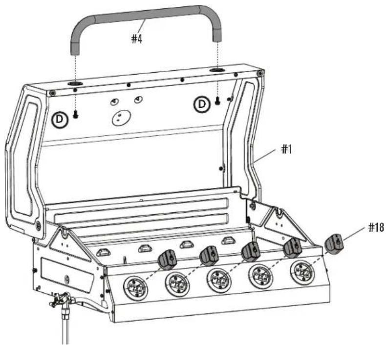CHAR BROIL Performance 463458021 - ASSEMBLY / ASSEMBLAGE / ASAMBLEA - 4