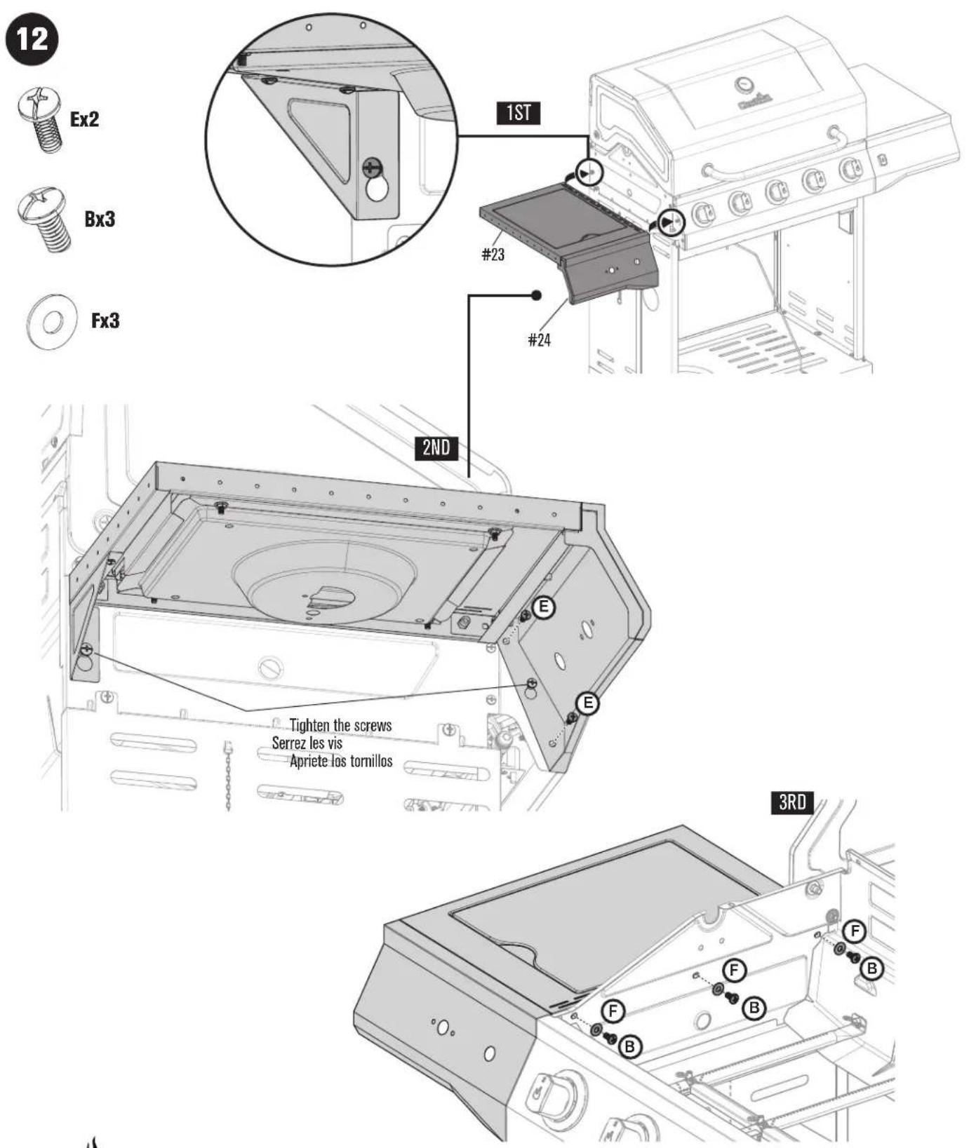 CHAR BROIL Performance 463458021 - ASSEMBLY / ASSEMBLAGE / ASAMBLEA - 1