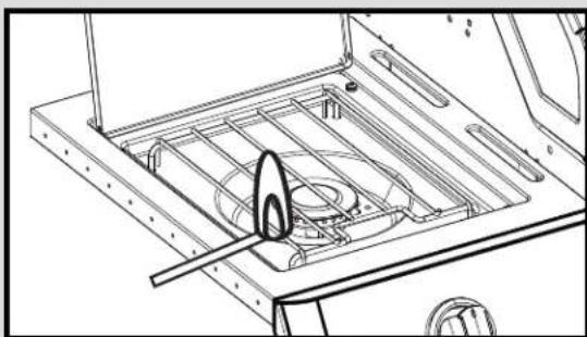 CHAR BROIL Performance 463229521 - Sideburner Match Lighting - 1
