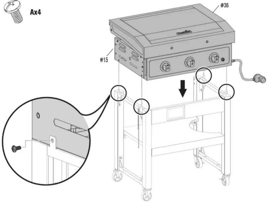 CHAR BROIL 463286023 - ASSEMBLY / ASSEMBLAGE / ASAMBLEA - 5