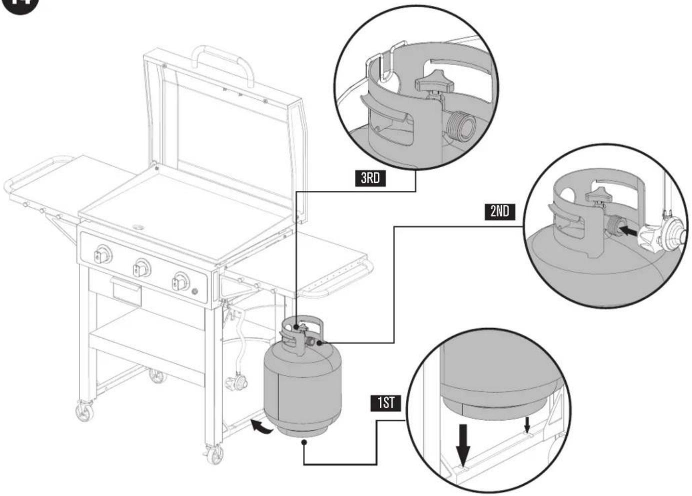 CHAR BROIL 463286023 - ASSEMBLY / ASSEMBLAGE / ASAMBLEA - 1