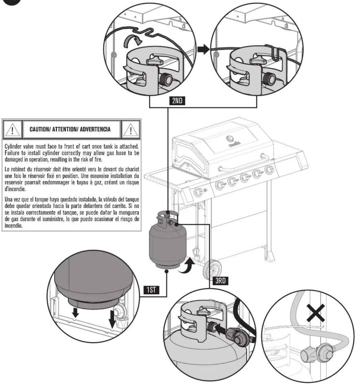 CHAR BROIL Performance 463465022 - ASSEMBLY / ASSEMBLAGE / ASAMBLEA - 1