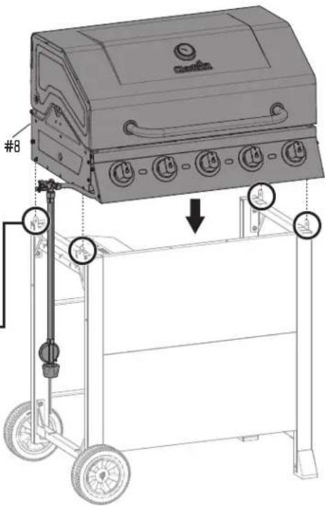 CHAR BROIL Performance 463465022 - ASSEMBLY / ASSEMBLAGE / ASAMBLEA - 4