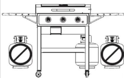 CHAR BROIL 463259023 - DANGER - 1