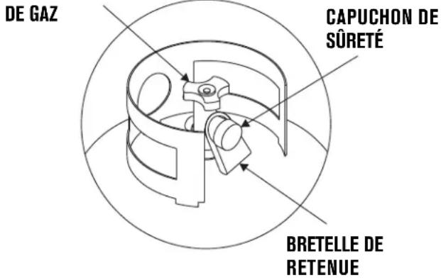 CHAR BROIL Performance 463229021 - Démontage, transport et entreposage du réservoir de gaz - 1