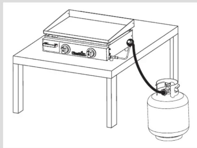 CHAR BROIL 463614023 - Essai d'étanchéité (bouteille jetable de 1 lb) - 2