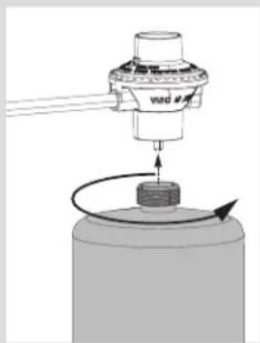 CHAR BROIL 463614023 - Installation de la bouteille de propane : - 1