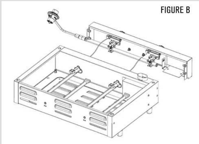 CHAR BROIL 463670023 - VERY IMPORTANT: Burner tubes must reengage valve openings. See illustrations at right. - 3