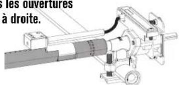 CHAR BROIL 463670023 - TRÉS IMPORTANT : les tubes de brûleur doivent entraîr à nouveau dans les ouvertures de la valve. Voir les schémas à droite. - 1