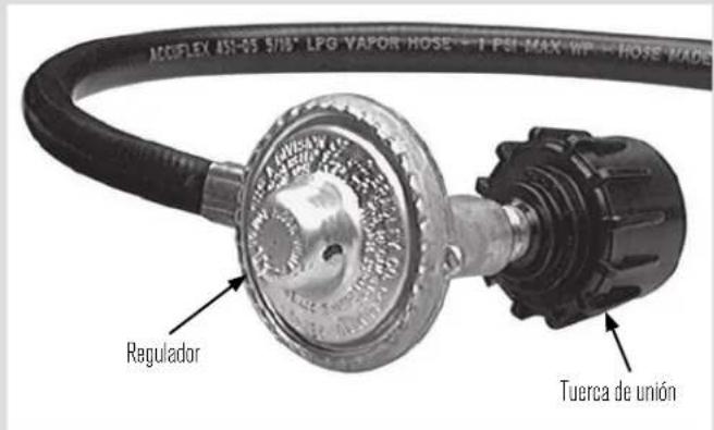 ACDFLEX 85V-95 5/10" LPG VAPOR MOSE - 1 PSI MAX WP - HOSE MADE Regulador Tuerca de unión