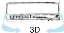 HAIER AS18GS1ERA - Regolazione della direzione del flusso d'aria - 3