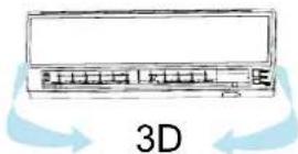 HAIER AS18GS1ERA - Réglage de l'orientation du flux d'air - 3
