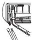 HAIER AS18GS1ERA - When connecting the cable before installing the indoor unit - 1