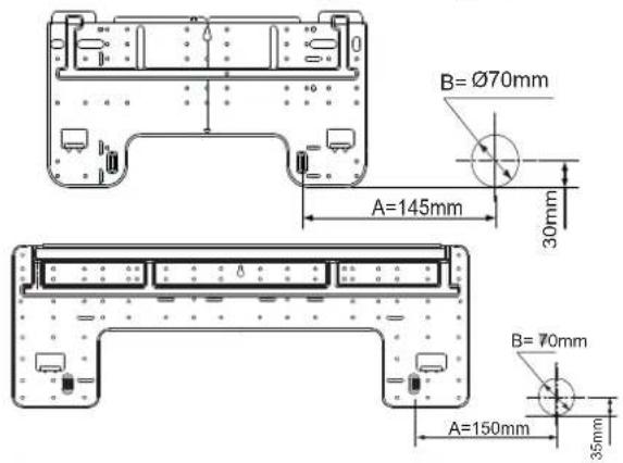 HAIER AS18GS1ERA - When the mounting plate is first fixed - 2
