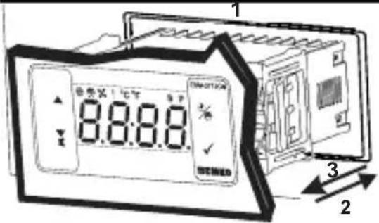 Emko ESM-3712-CN - Ein- und Ausbau in eine Schalttafel - 1