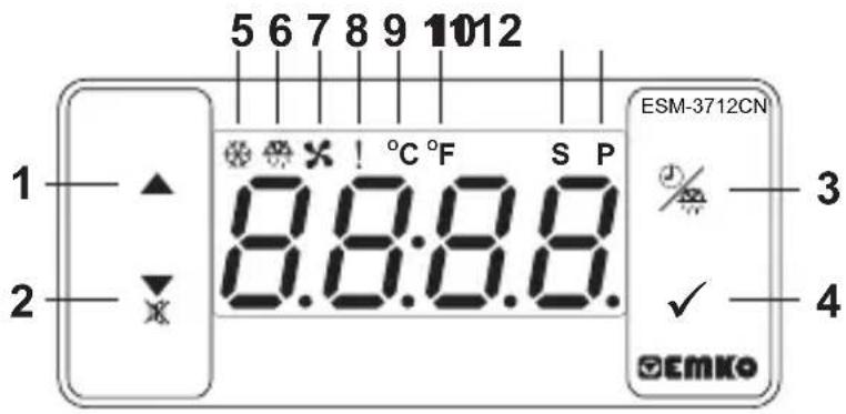 Emko ESM-3712-CN - Anschlusssschema des Gerätes - 3