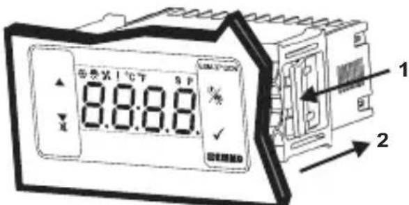 Emko ESM-3712-CN - Panel Mounting and Removing - 2